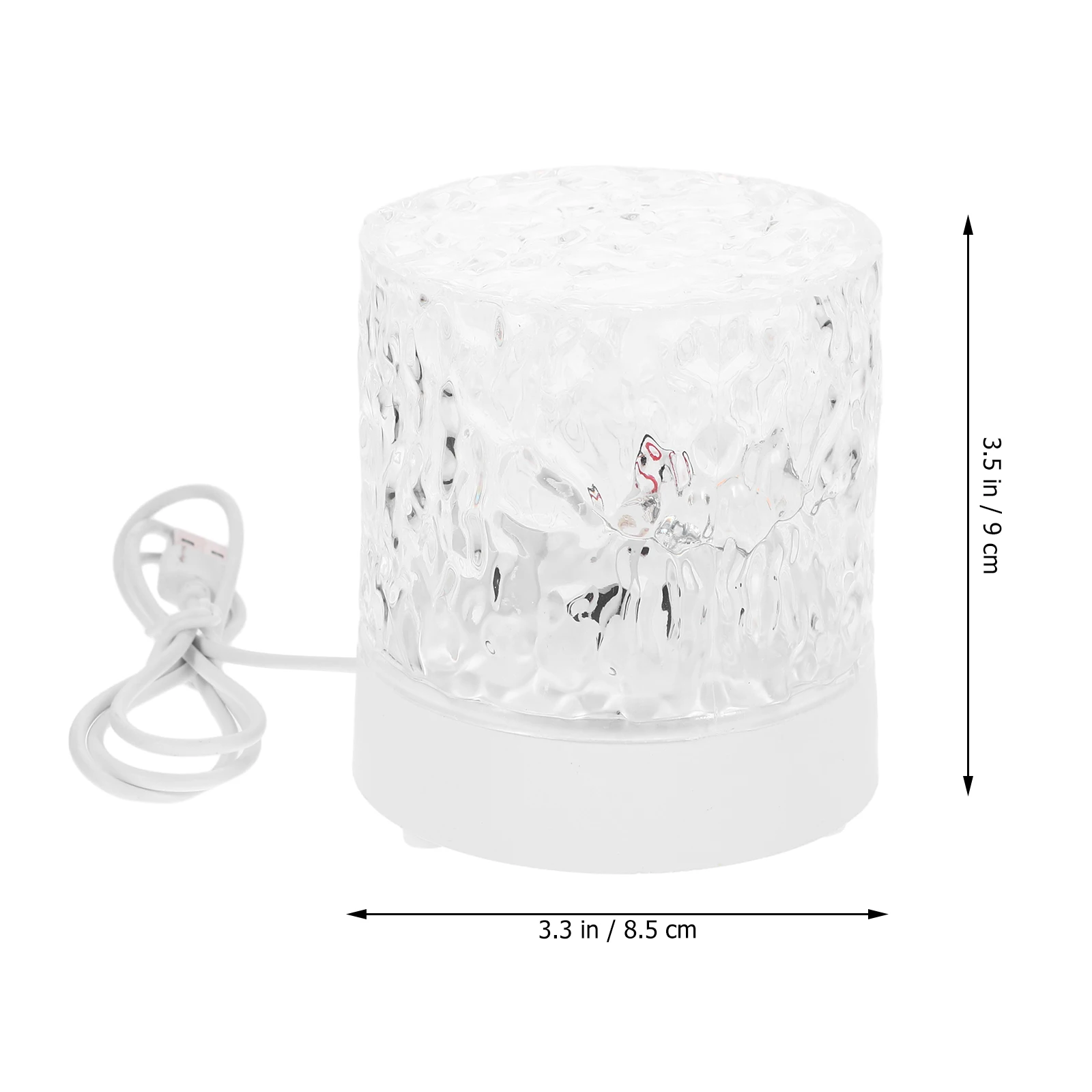 LED Water Ripples Projector Light 16Color Patterns & Remote USB Plug in Polar Projector Light for Bedroom Atmosphere Night Light