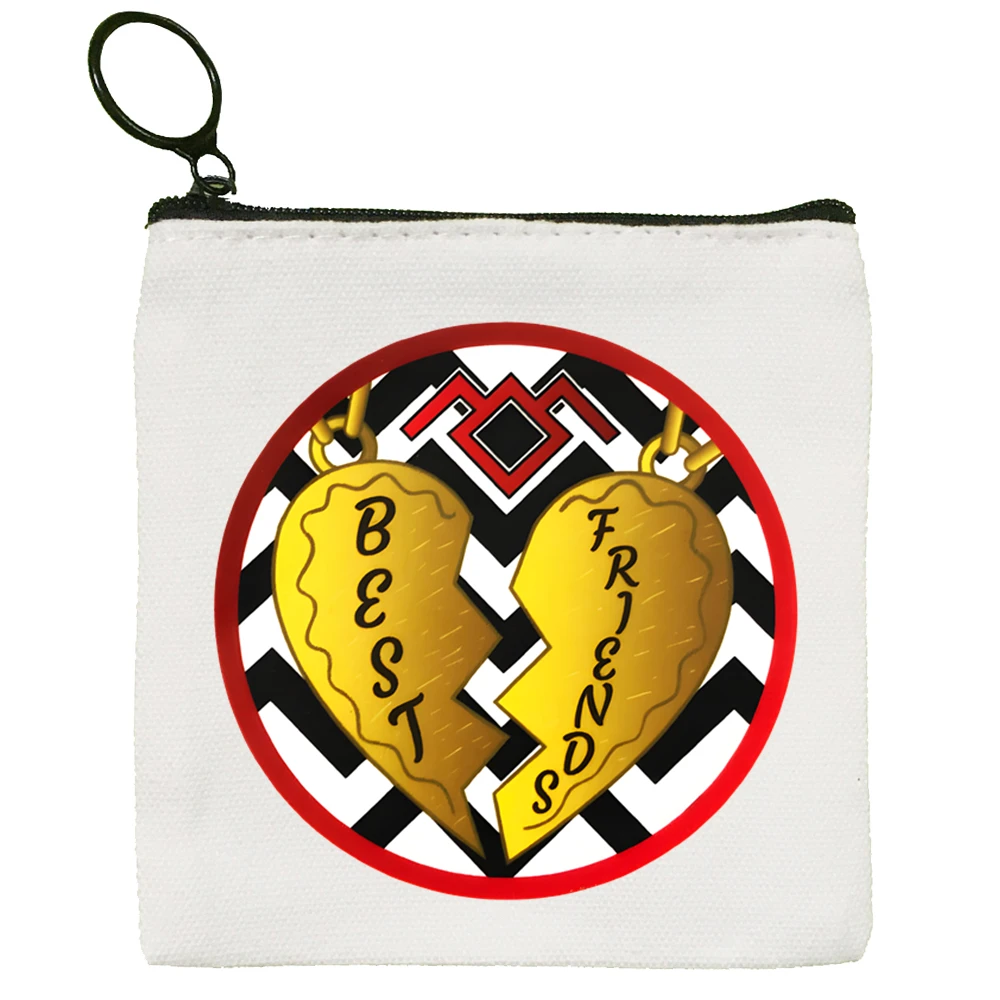 

Сумка-органайзер из холщовой ткани Twin Peaks для помады, парфюмерии, косметики, канцелярских принадлежностей, мелочей, пенал на молнии