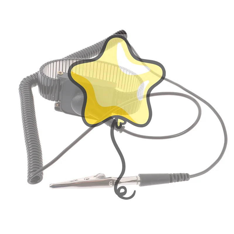 Antistatische werkpolsband ESD verstelbare ontladingsriem gemalen metalen armband