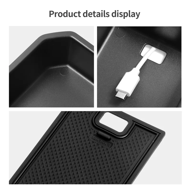 For Suzuki FRONX 2024 + Central Console Pad Armrest Box Storage Interior Organizer Auto Accessories