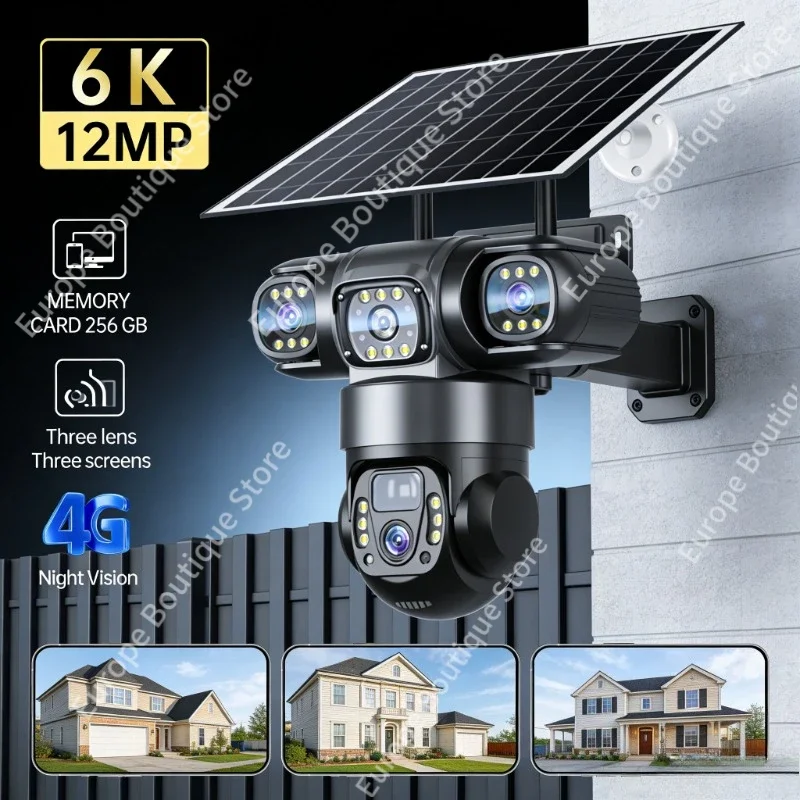 4G Solar Camera 12M…