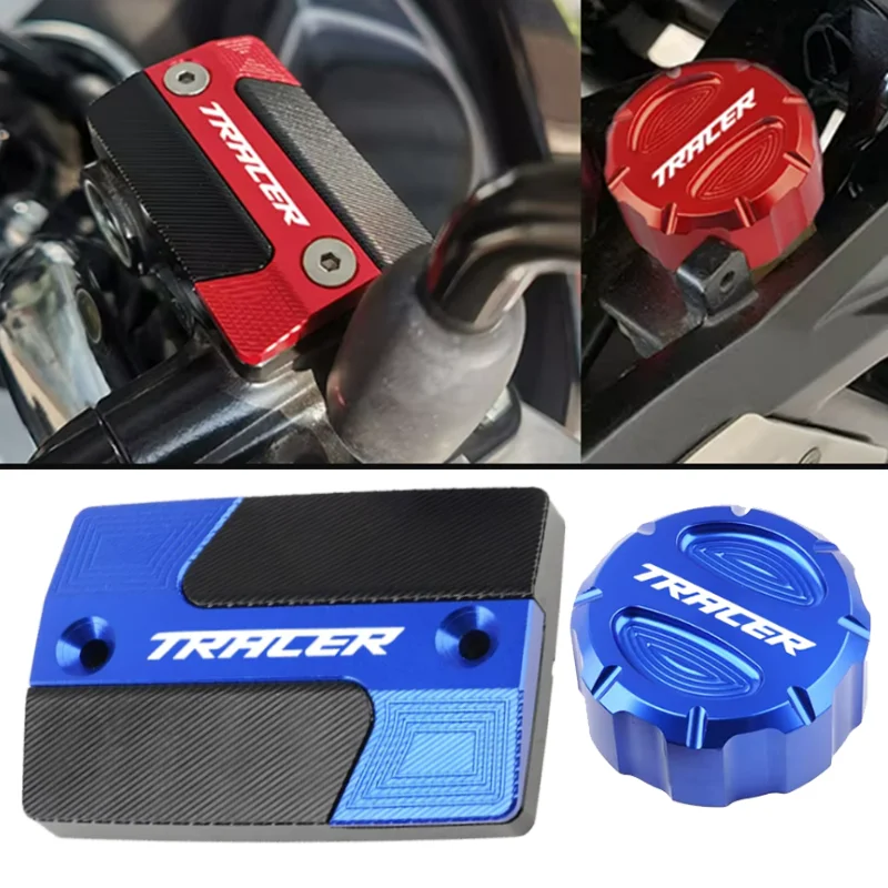 

For Yamaha TRACER 900 700 GT 900GT TRACER MT-07 MT-09 MT07 MT09 CNC Front & Rear Brake Fluid Cylinder Master Reservoir Cover Cap