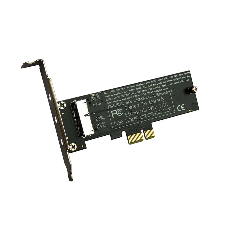 PCIe X1 Adapter Card for 2013-2015 MacBook pro A1502 A1398 SSD Compatible Upgrade Storage Expansion Slot Solution