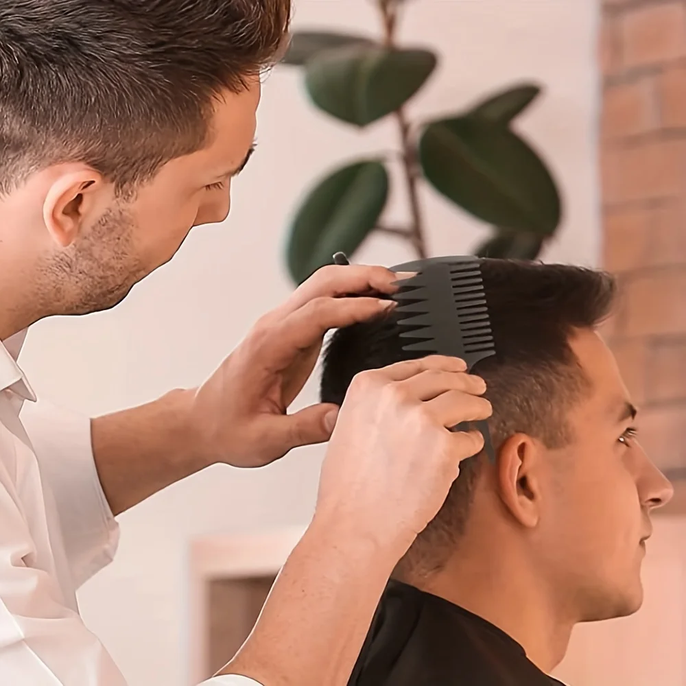 3 uds 3 en 1 peines lisos cola de pez forma de hueso extensiones de cabello desenredante peinado peine para colorear