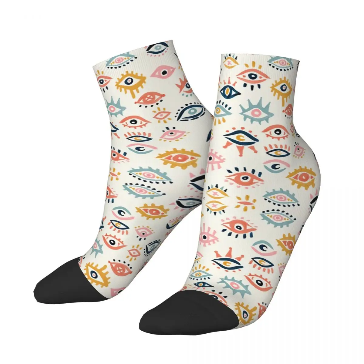 Mystic Eyes Primary Palette Adult Socks 3D Print Unisex Socks Men Socks Women Socks