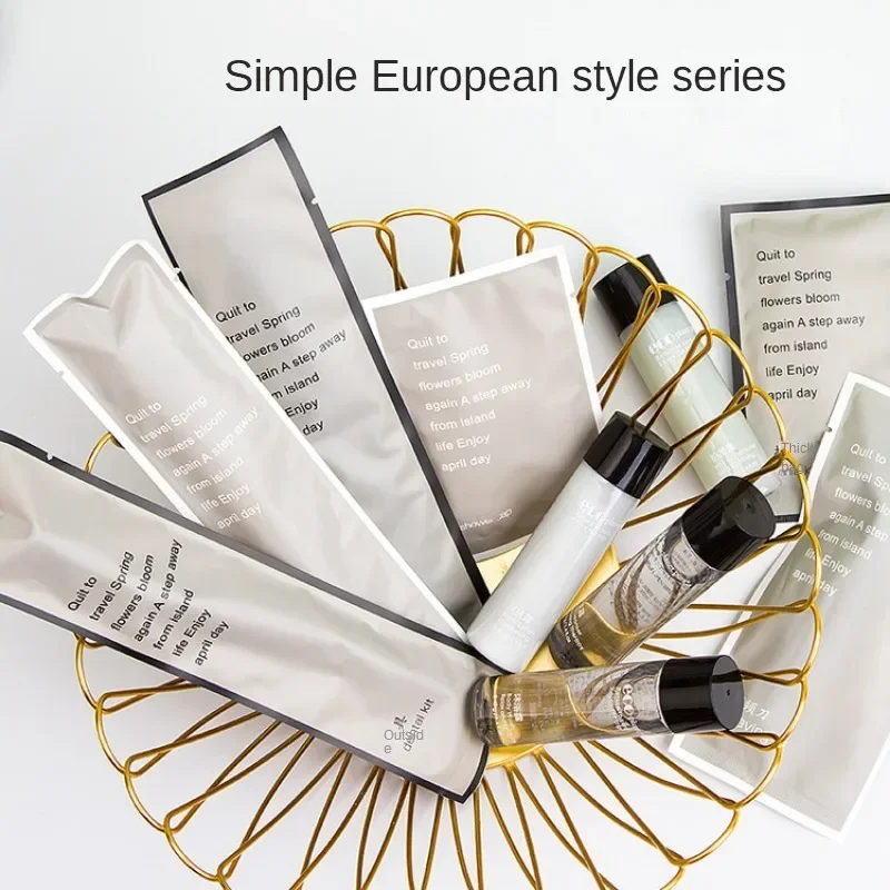 Simple Europe Series Star Hotel Guest House Guest Room Disposable Toiletries Travel Family Hospitality Essentials Can customized