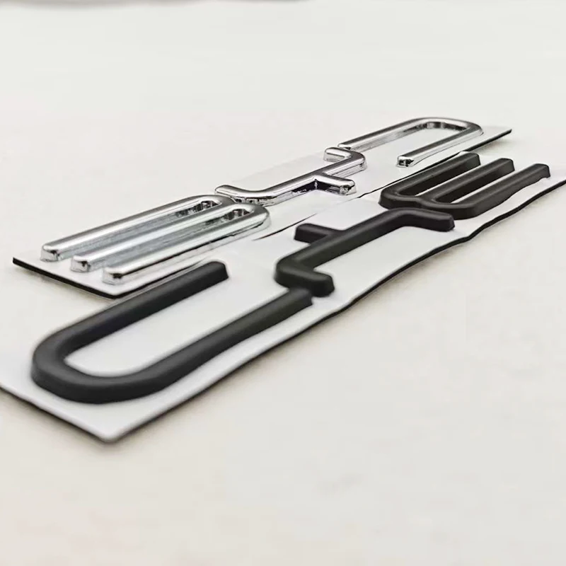 ل BYD ختم تشين هان سونغ زائد ATTO3 ختم معدن كروم أسود شعار BYD شعار رسائل ملصق سيارة جذع شارة اكسسوارات السيارات