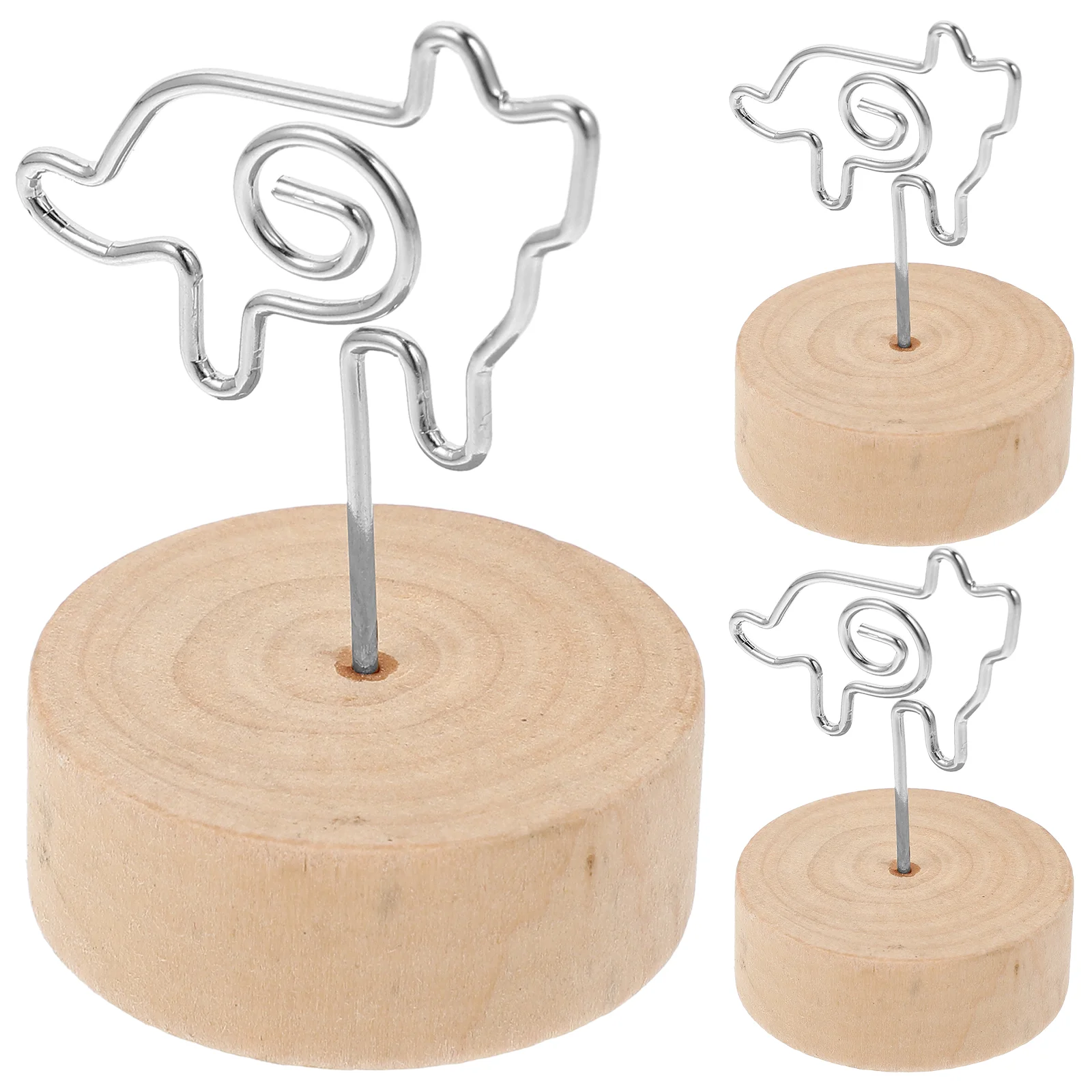 Metal Note Holder Picture Holders Clips Place Card for Table Photo Business Desk