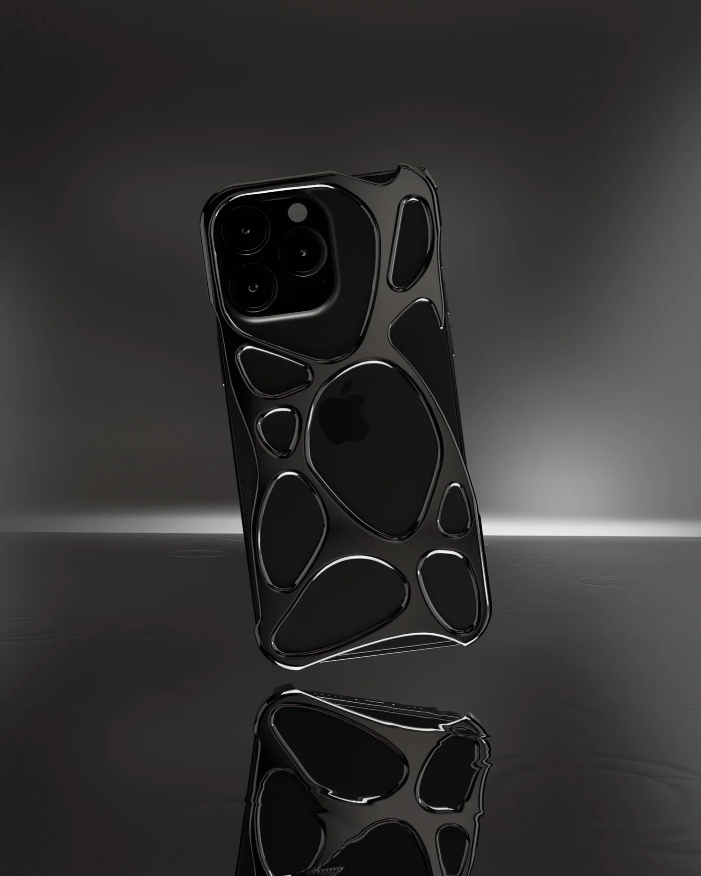 iPhone 14 Pro Silver Hollow PC Case