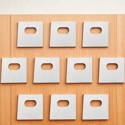 10 pz Toppe di Riparazione Tenda Trasparente Autoadesiva Paletta Saver Per Tende Verticali Slat Sostituzione di Riparazione Adesivi Casa