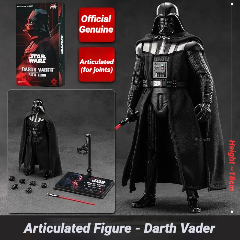 ZD Toys Genuine Star Wars R2-D2 The Mandalorian Grogu Darth Vader Luke Skywalker Figure Model Collectible Lightsaber Toy Gift