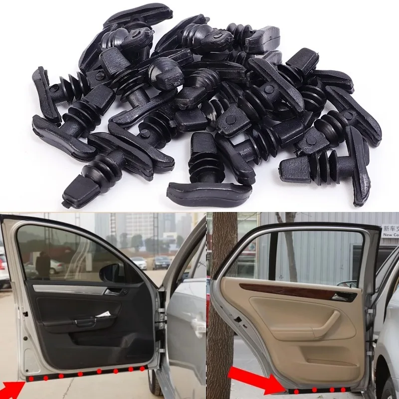 Car Hood Insulation Retainer Clamp Fastener Bonnet Fixed Clips Buckle for Volkswagen Jetta Santana Passat Maittens Sprint Golf