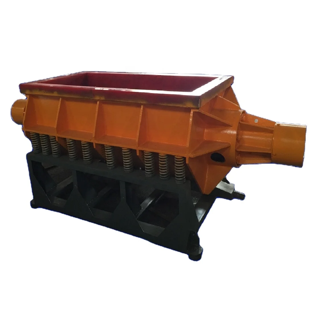 Hot Sale Straight Channel Vibratory Polishing Machine Unique Design and Genre