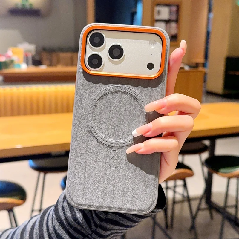 

For iPhone 17 16 Pro Max, 16E 17E iPhone Air Magnetic Case ELVEV Shockproof Hard PC + Soft TPU Lightweight Phone Cover