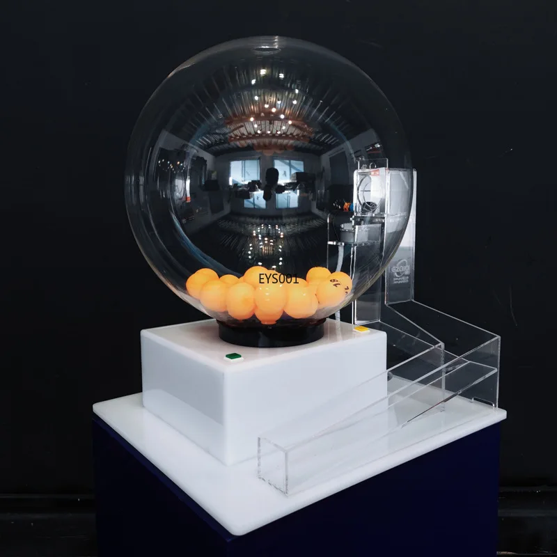 Automatic Raffle Draw Machine，MINI300 Portable Electric Ball Mixer for Home Bar Party, Tabletop Lottery Game Machine