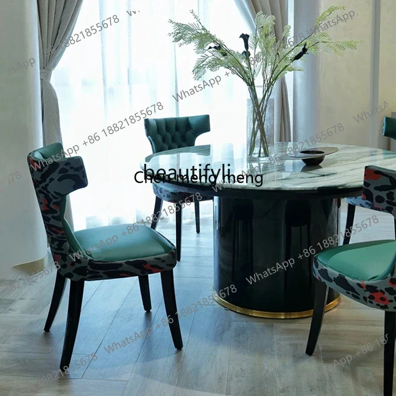 

Обеденный стол zeDining в итальянском стиле, круглый, из натурального мрамора, с поворотной столешницей.