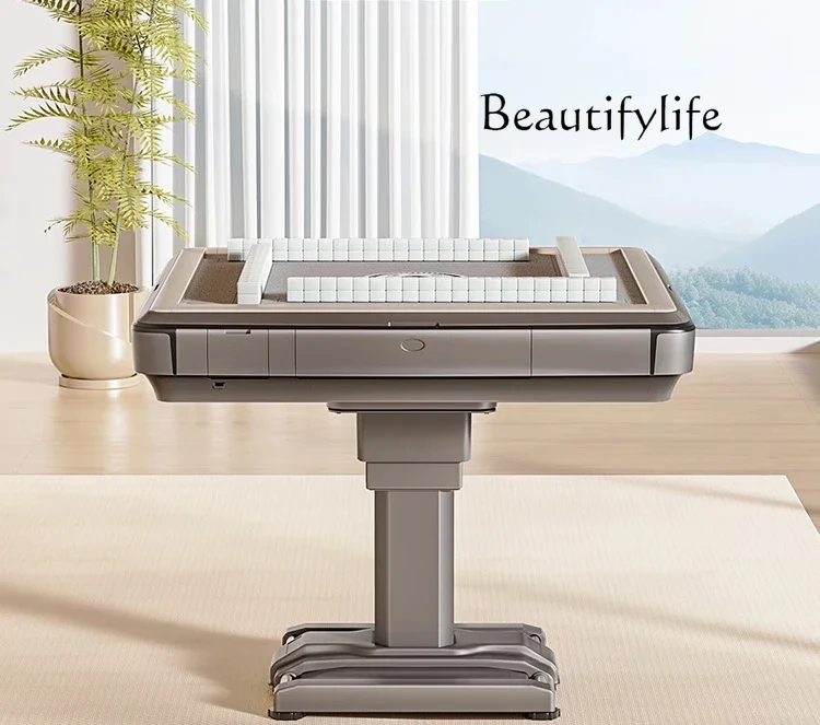 H Anti-rollover Mahjong Machine Fully Automatic Household Multi-function 2.0 Electric Static Noise Mahjong Table