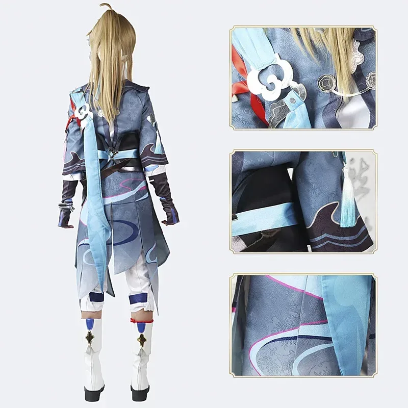 

Honkai Star Rail Yanqing Cosplay Costume Game Honkai Impact Yan Qing Halloween Costumes for Men Uniform Full Set BVCTXFR2025