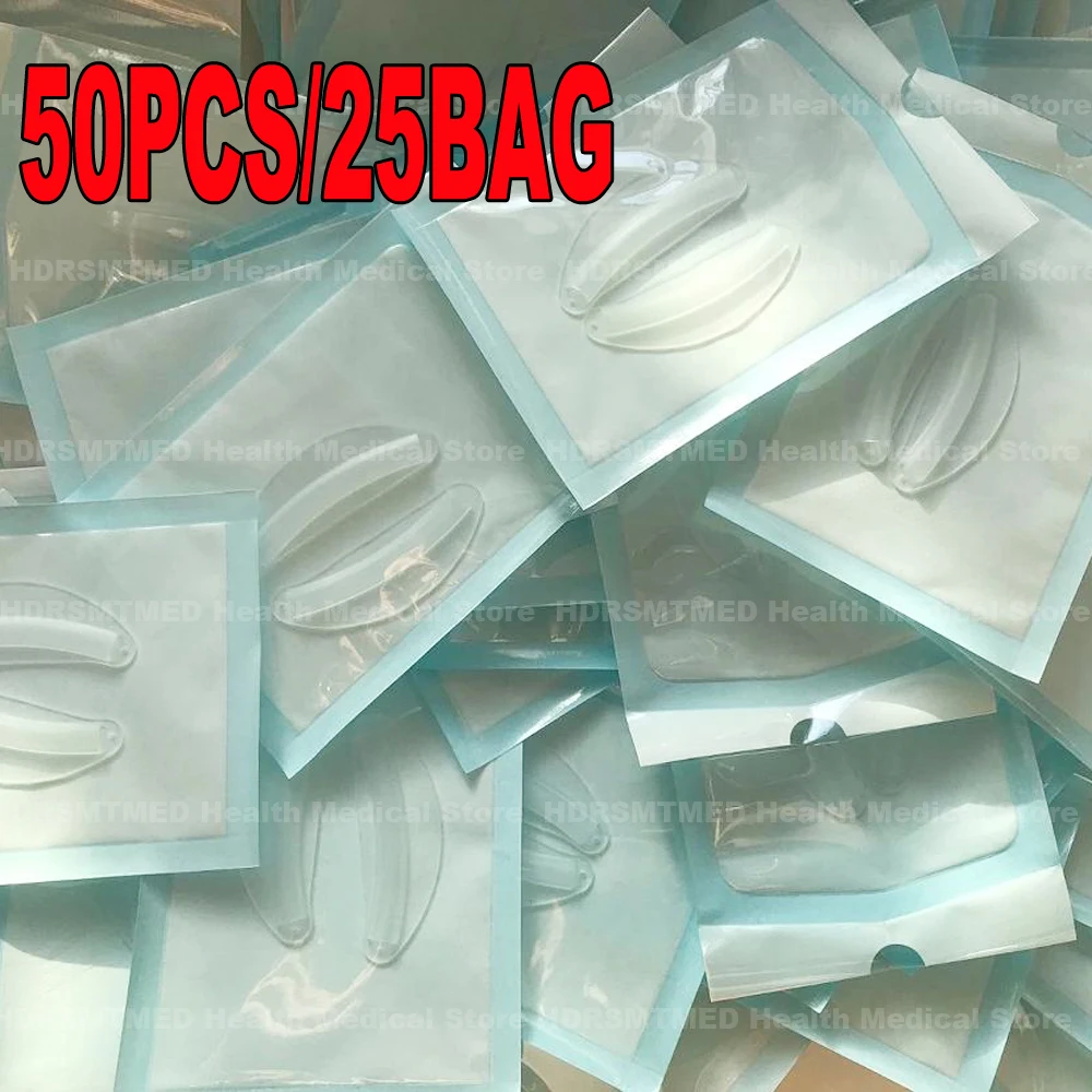 

50 шт./25 пакетов. Медицинская силиконовая назальная шина Дойла для септопластики, больничные расходные материалы, внутренняя назальная шина для дыхательных путей, стерилизованная.