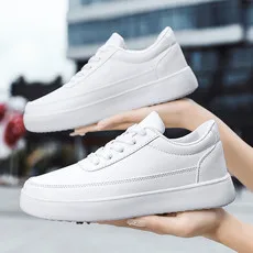 

2024 New Fashion Women's Skateboard Shoes Outdoor Casual Shoes Women's Lace-up Flat Women's Small White Shoes Running Shoes36-42