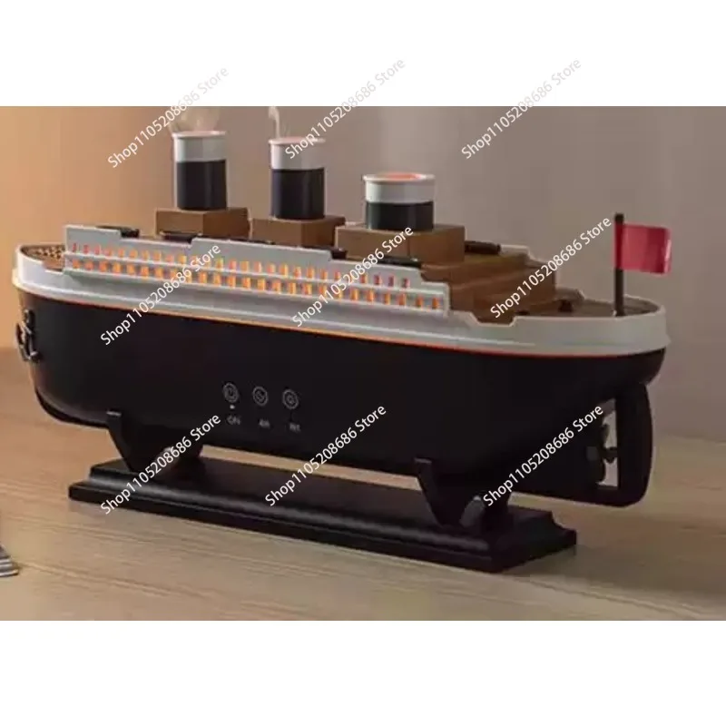 Sailing aromatherapy machine, jellyfish spray, household bedroom silent essential oil humidifier