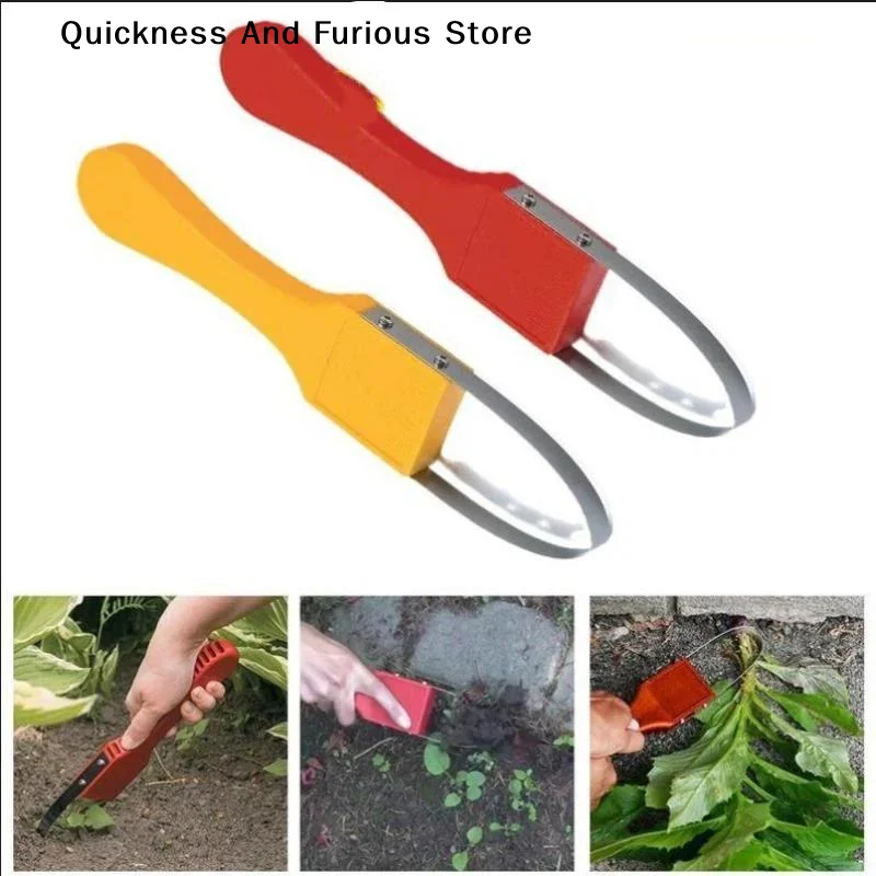 【T】1Pc Hand Loop Weeder Tool Iron Manual Portable for Weeding Loosening Planting Gardening Tool
