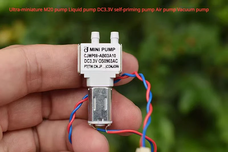 Mini CJWP08 DC 3V 3.3V 3.7V pompa próżniowa samozasysająca pompa wodna membranowa