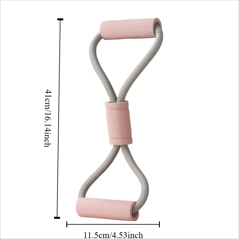 8 Tensioner Yoga Bands Exercise Stretch Itness Equipment Figure Elastic Pull Rope For Slimming Multi-Function Straps Band