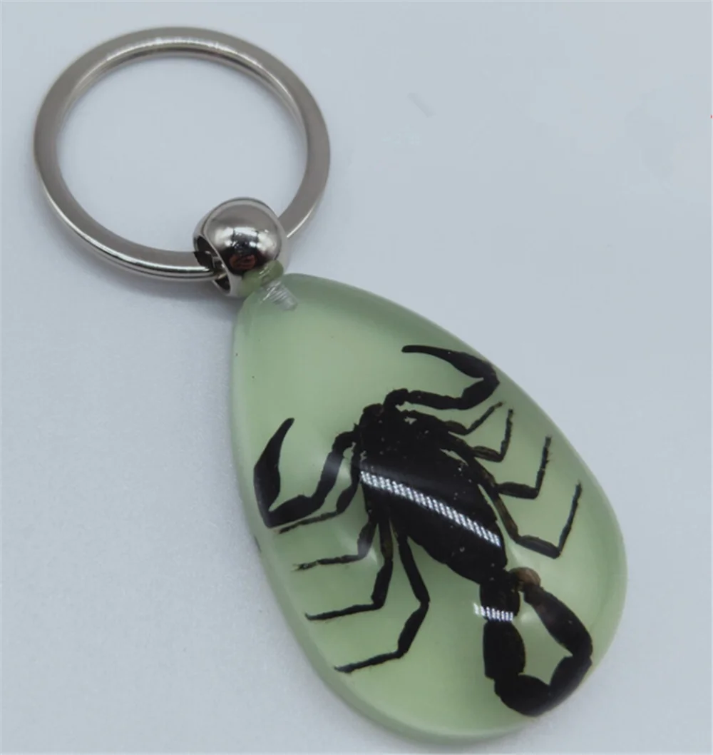 car Accessories Insect Night Light Amber Dice Keychain Crafts for Mercedes Benz A-Class X-Class S65 S63 S600 S560e A180