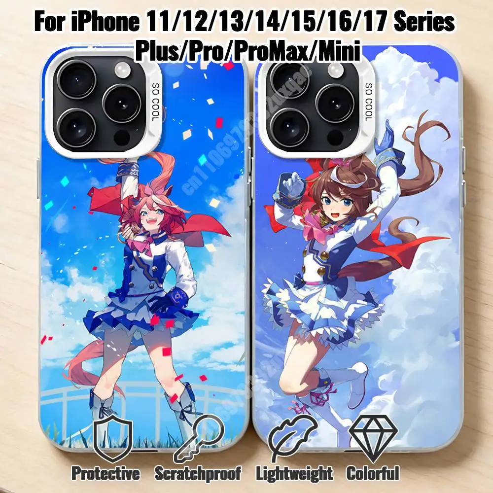 

Uma Musume Tokai Teio Phone Case for iPhone 17 16 Max Mini 15 14 13 Pro Plus 12 11 X XS Air Premium Protector
