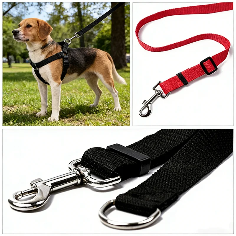Adjustable Nylon Long Distance Dog Tracking Leash Heavy Duty Anti Twist Training Walking Rope For Dog Outdoor Recall 1.5-50 M