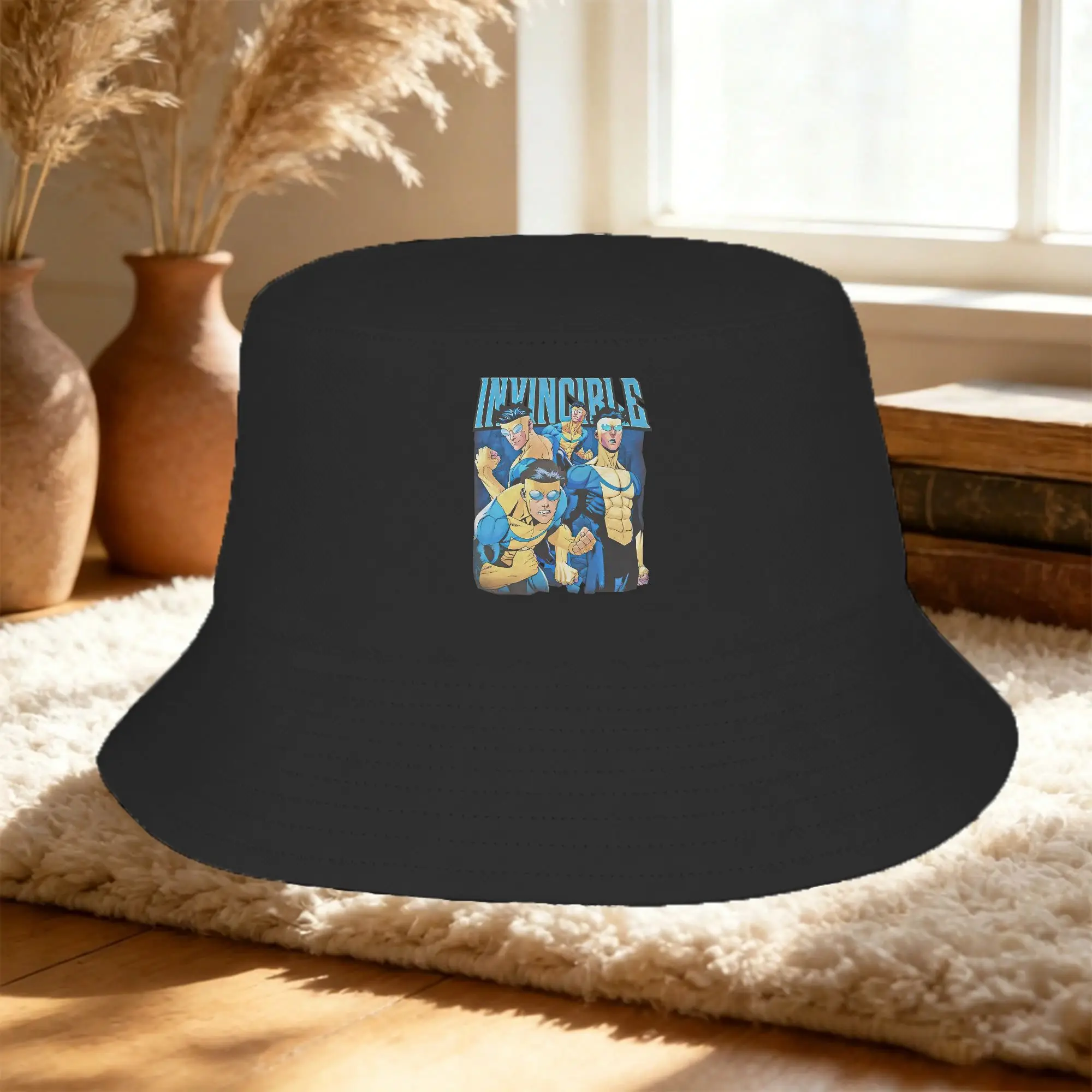 Vocation Getaway Headwear Invincible Mark Grayson Merch Bucket Hats Unique Design Unisex Hot Sun Hats  Boonie Hat Fishing Caps