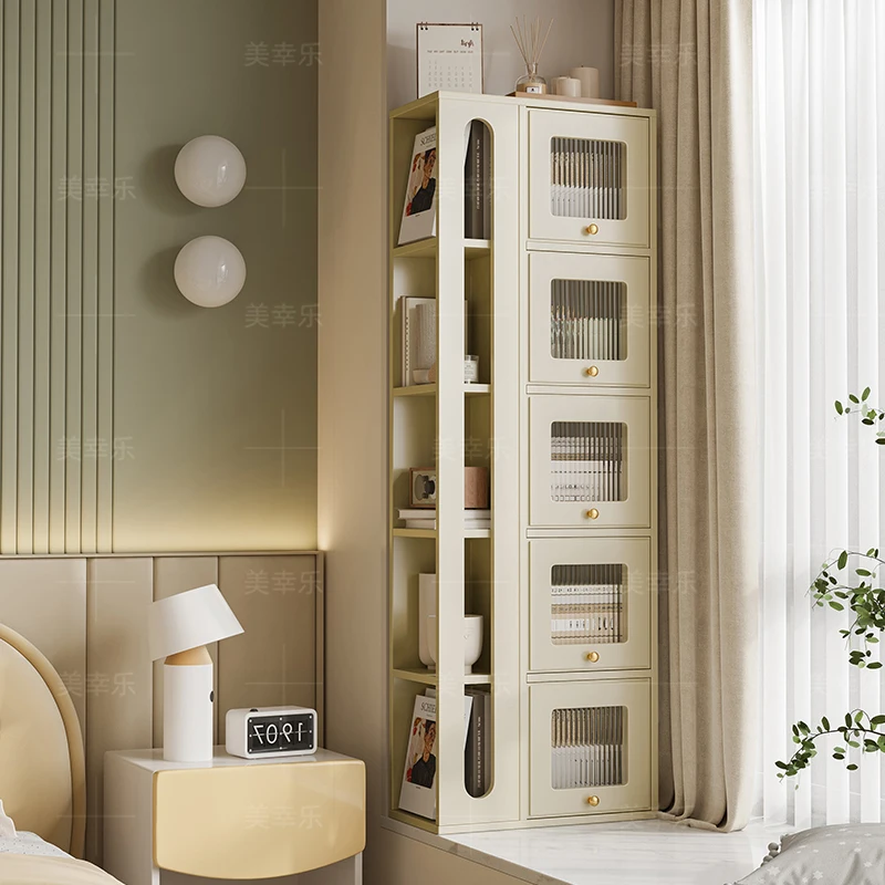 bay window storage cabinet corner window sill bookshelf small bookcase balcony, storage, sundries, storage