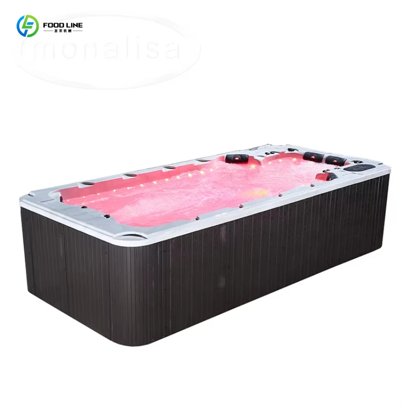 Outdoor Hot Tub Acrylic Whirlpool Massage Multi Color LED Ambiance 4-6 Person Factory Direct Las Vegas