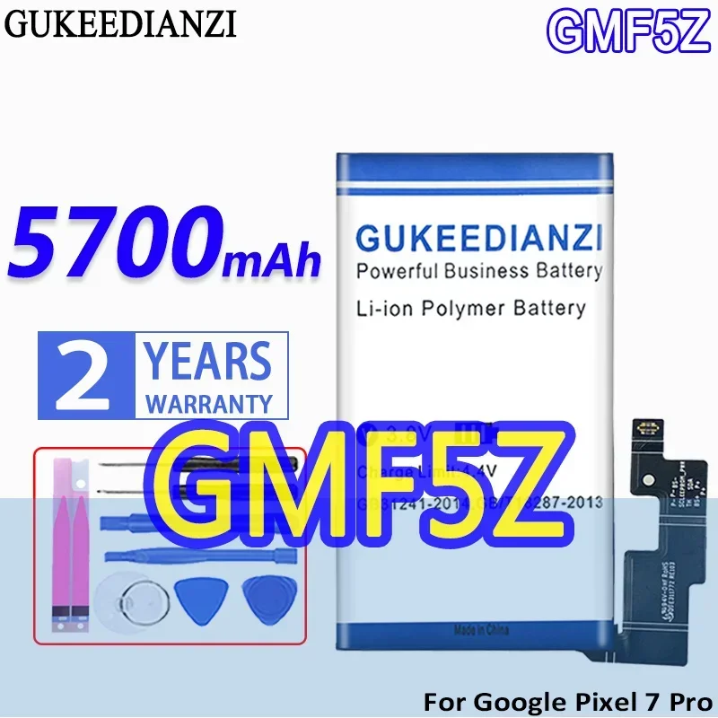 GMF5Z GZEBU 5000mAh/5700mAh Mobile Phone Battery For HTC Google Pixel 7 Pro Pixel7 Pro 7Pro Pixel7 Smartphon Batteries