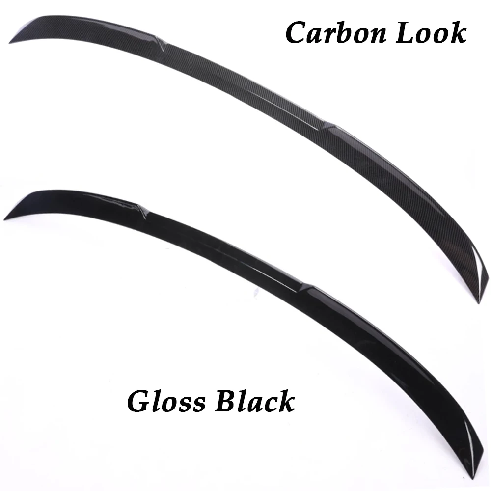 Black M3 Style Slim Trunk Wing Sport Rear Spoiler Carbon Look Boot Lid Spoiler Refitting For BMW 3 Series G20 2020+ Accessories