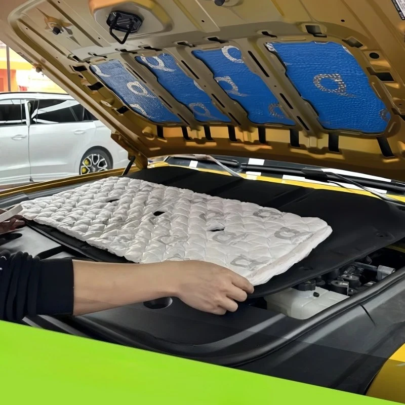 For BYD Leopard 5 Leopard 8 Custom Hood Soundproof Anti-Vibration Plate, Heat Insulation Engine Cover Upgrade Accessories