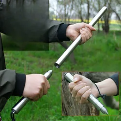 Samoobrona ze stali nierdzewnej, łączenie kombinowane, krótki drążek, montowane na samochodzie, sztuki walki, przeciwwybuchowe