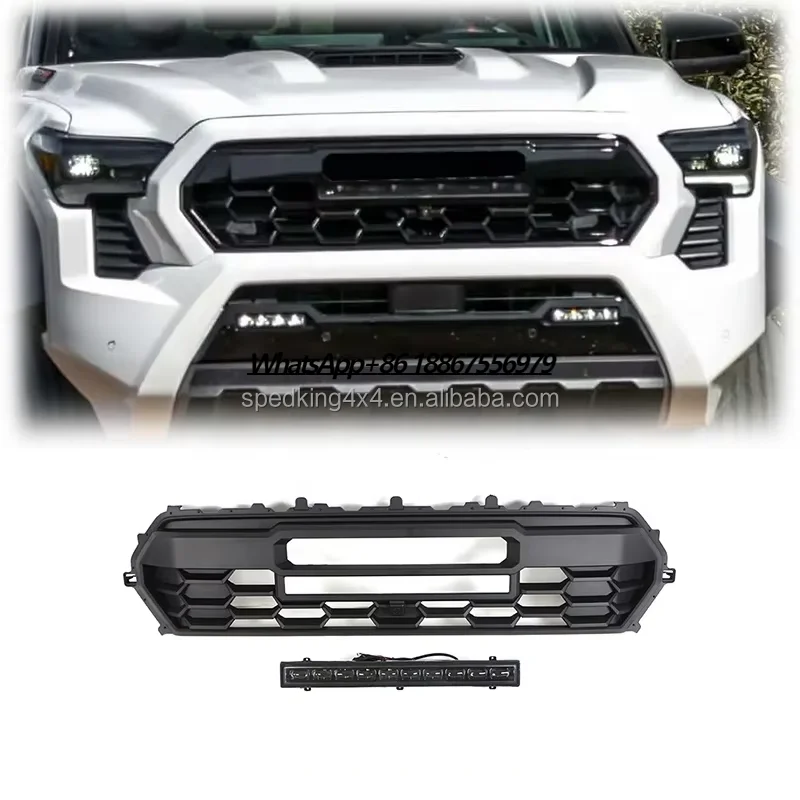 Spedking Factory Wholesale Price Matte Black Front Bumper Grill for Tacoma Car Grill 2024 for TRD PRO Grill