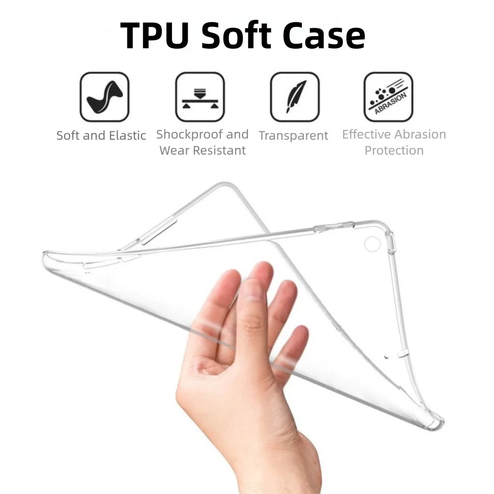 Clear 11 inch Tablet Case TB335FC Air Bag Protective Cover Wear Resistant Anti-fall Back Shell for Lenovo Xiaoxin Pad 2025