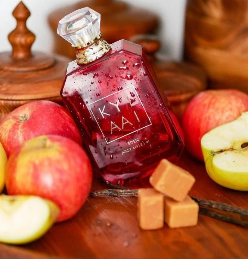 KYL Eden Juicy Apple 01 Eau De Parfum Unisex Floral Fruity Sweet Perfume Long Lasting Red Apple Raspberry Jasmine Vanilla Amber Scent Spray for Daily Wear Party Gift