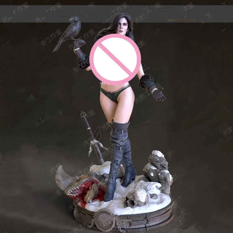 

Yennefer Nsfw Full Resin Figure Model Kit 1/24 Scale Assemble Miniature Unassembled Unpainted Diorama Toys