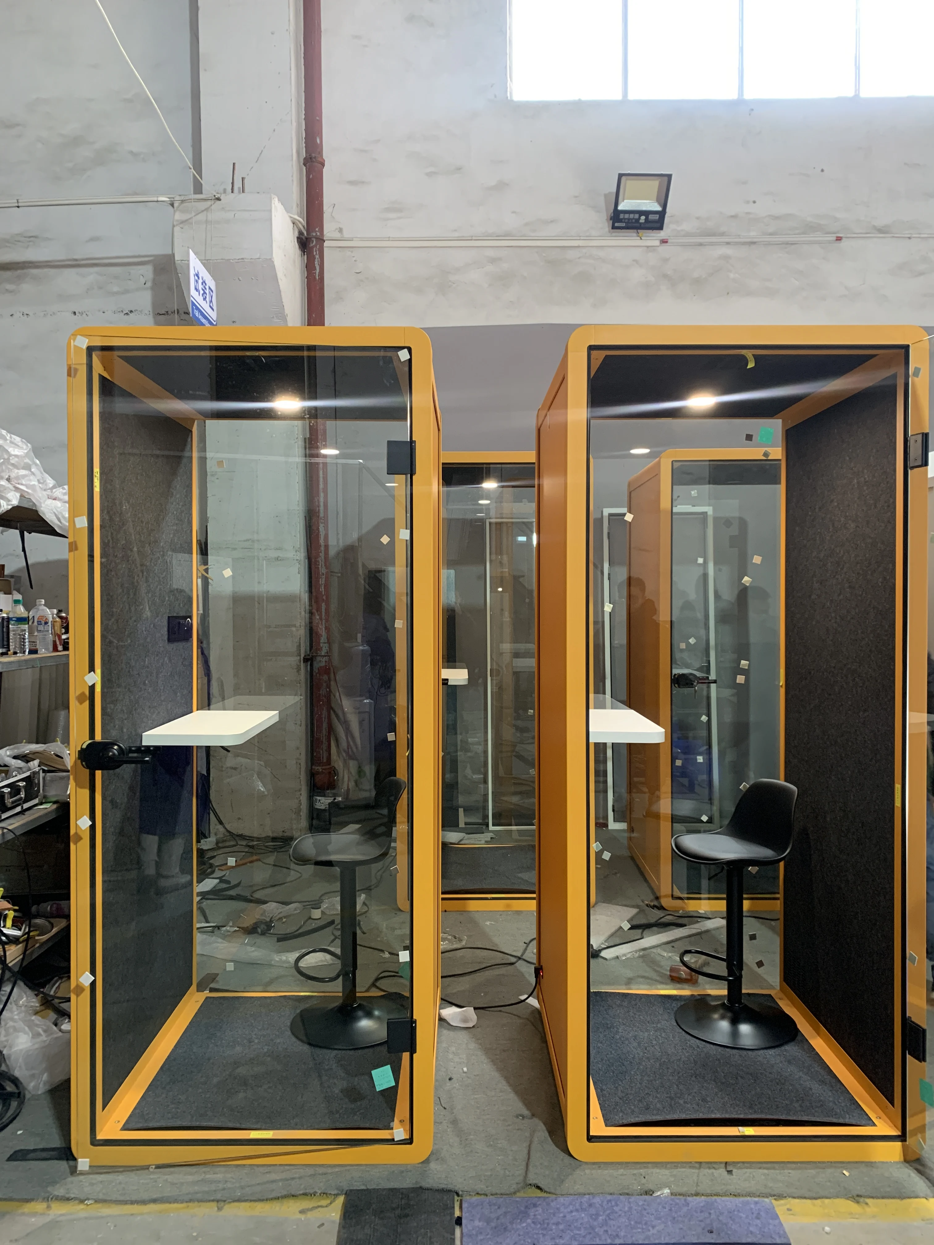 جراب مكتب قابل للفصل، كشك هاتف عازل للصوت، جراب اجتماعات متحرك