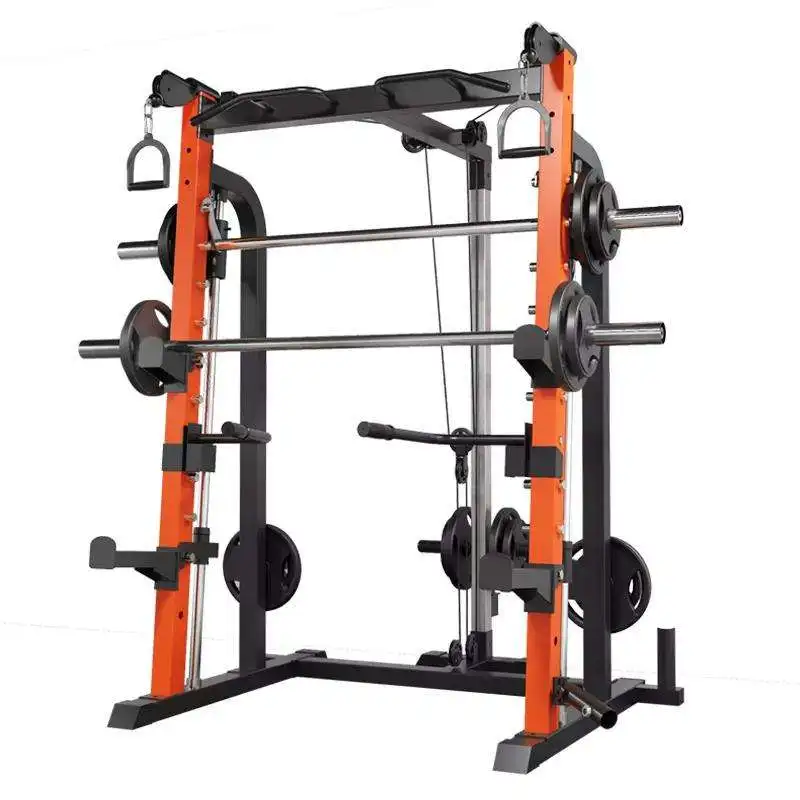 FED Multifunction Pull up Stretching Training Smith Machine Home Gym Fitness Dip stand Adjustable Barbell Squat Rack Power Rack