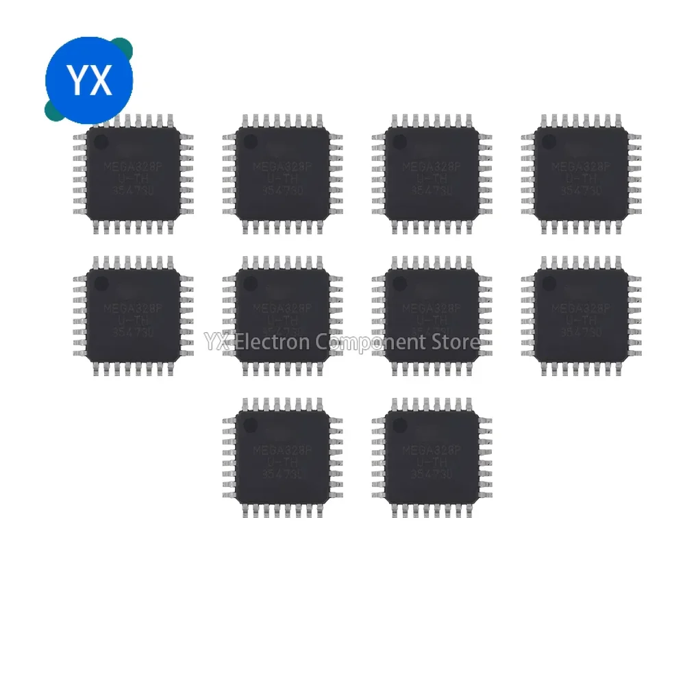 

10PCS~50PCS ATMEGA328P-AU ATMEGA328P ATMEGA328 8-bit microcontroller AVR 32 k flash memory QFP-32