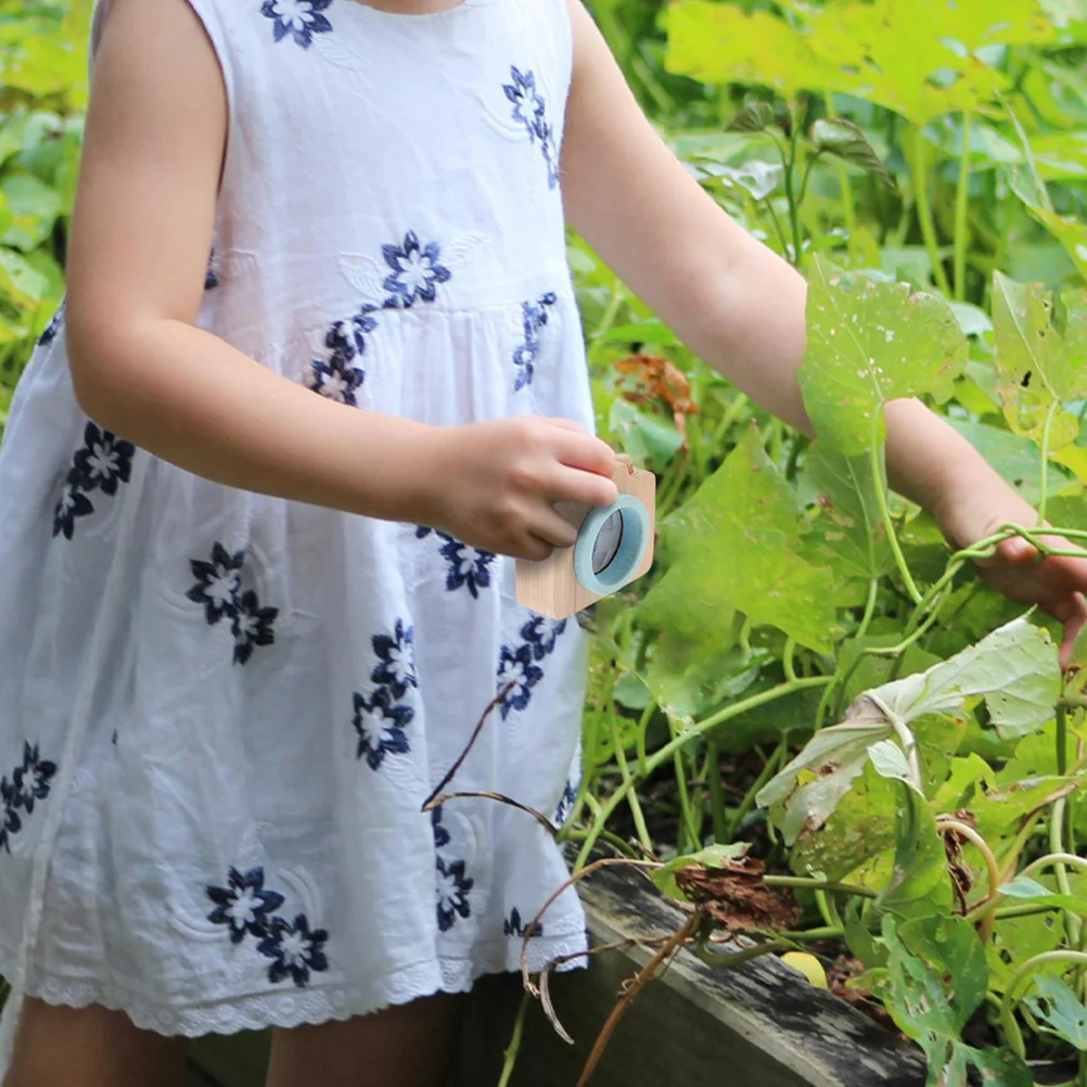 

Children Camera Kaleidoscope Hand Rope Design Educational For Kids Plaything Vintage Decorative Children