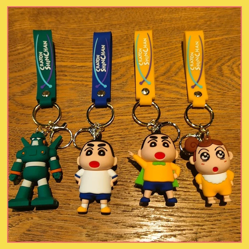 

Popular Anime Crayon Shin chan, Cute Kandam Robot Handheld Toy, Keychain Pendant, New Year's Day Gift