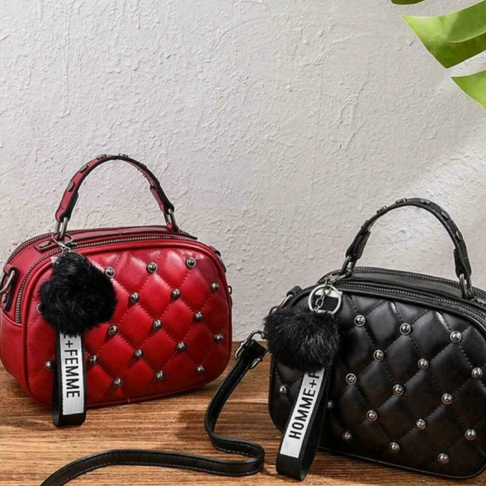 2024 New Fashion Women 3-In-1 Messenger Bag Set Luxury Chain Shoulder Crossbody Bags Diamond Lattice Purses and Handbag