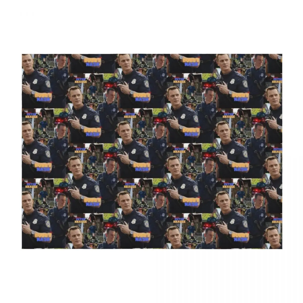 

Bobby Nash 9-1-1 Throw Blanket Soft Plaid Sleeping Bag valentine gift ideas bed plaid Blankets