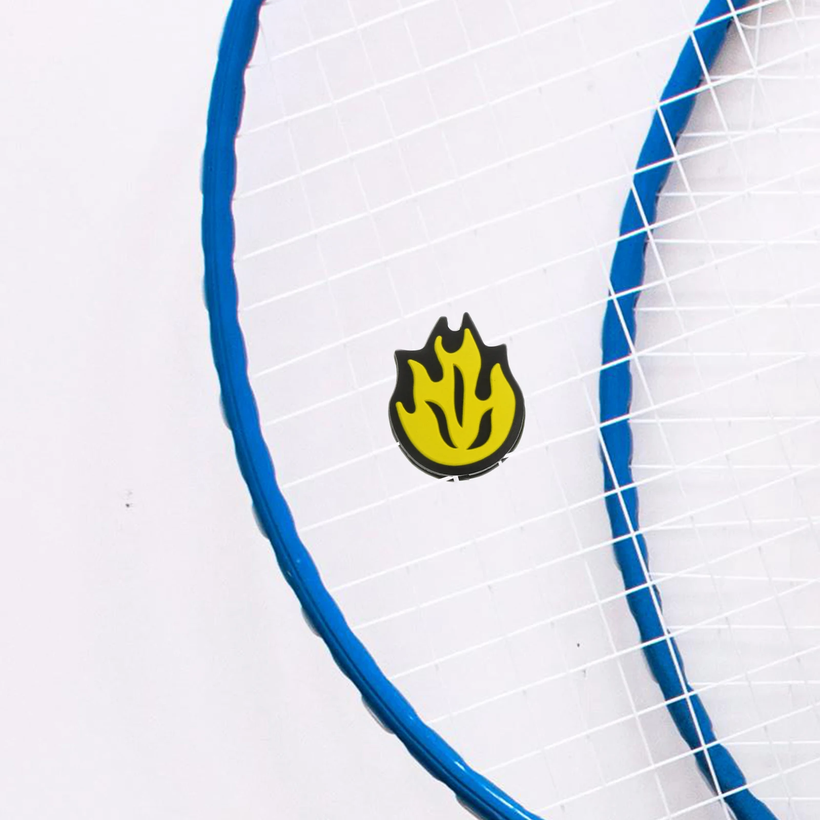 

5Pcs Tennis Racket Silicone Shock Absorber Dampeners Flame Design for Vibration Reduction Tennis Racquet Accessories